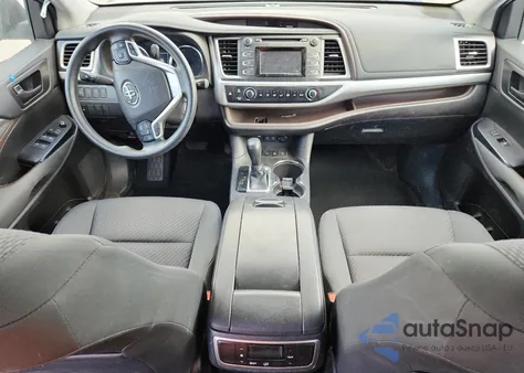 2018 Toyota Highlander Le из США, поврежденный, VIN 5TDBZRFH2JS913003